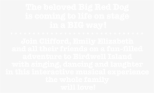 The Beloved Big Red Dog Is Coming To Life On Stage #3250890