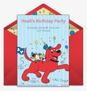 Clifford Parade Online Invitation - Te-ruff-ic Job! #3251013