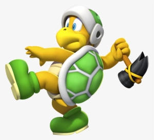 Beak And Head Are Different Color, Eyes Placed On Front - Super Mario Hammer Bro #3251471