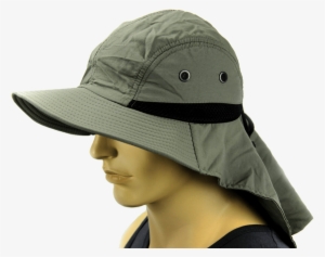 Fishing Sun Hat - Bucket Hat With Neck Cover #3251845
