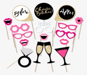 Bachelorette - Hen Party Photo Booth Props Printable #3251927