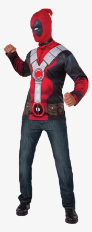 Adult Deadpool Costume Set - Deadpool Classic Costume Top Adult - Size Std #3252247