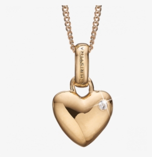Big Love, Gold Plated Silver Heart With Topaz, 40 15cm - Christina Hanger 680-g09-55 #3252503