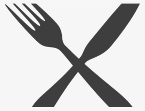 Fork Clipart Black And White - Knife And Fork Clip Art #3253346