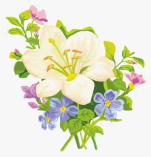 Banner Royalty Free Belladonna Flower Easter Clip - Punta De Cruz Lirio #3253454