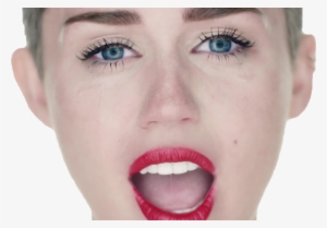 Estos Son Pngs De Miley Cyrus En Wreckingball - Miley Cyrus Mouth #3253515