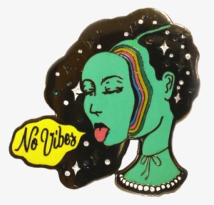 No Vibes Pin - Illustration #3254662