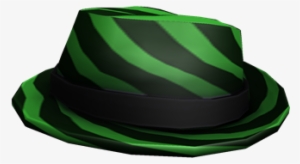 Black And Green Striped Fedora - Wikia #3255201
