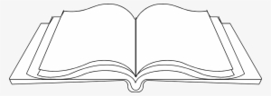 Open Book White Png #3255494
