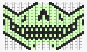 Skull Mask Bead Pattern - Skull Kandi Mask Template #3255760