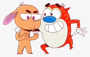 Facial Expression Nose Mammal Cartoon Vertebrate Head - Calarts Ren And Stimpy #3256216