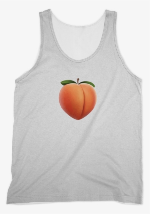 Bottom Basics Peach Emoji Bottom Tank Top - Clothing #3256261