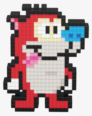 Nickelodeon - Stimpy - - Pixel Pals - Ren And Stimpy - Stimpy #3256290