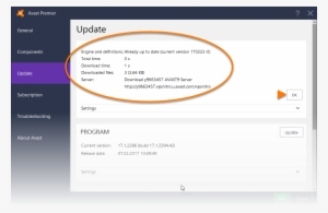 When The Update Is Complete, Click Ok - Avast Versions #3256516