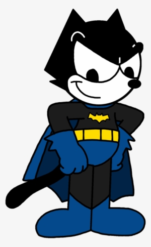 Felix The Cat Dressed As Batman By Marcospower1996 - Felix The Cat Superhero #3256714