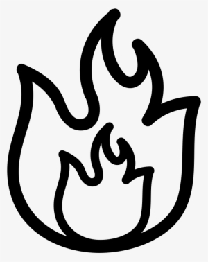 Drawn Flame Flam - Dibujo Llama De Fuego #3256933