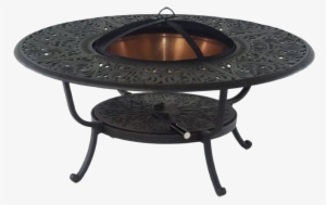 Gensun Regal Outdoor 54" Round Top Gas Fire Pit W/paradise - Tuscany 48" Round Fire Pit Table #3257217