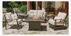 Spartan Deep Seating Lounge Group And Spartan Fire #3257392