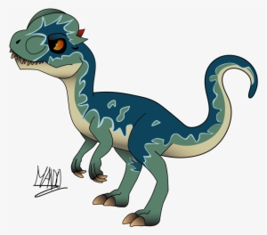 Dilophosaurus By Rainbowarmas On Deviantart - Cartoon Dilophosaurus #3257852