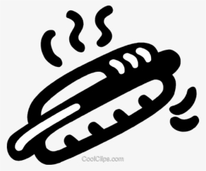 Hot Dog Royalty Free Vector Clip Art Illustration - Calligraphy #3257910