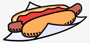 Vector Illustration Of Cooked Hot Dog Or Hotdog Frankfurter - Free Clipart Sausage Sizzle #3258013