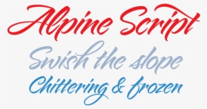 Alpine Script Font Sample - Free Font Similar To Alpine Script #3258231