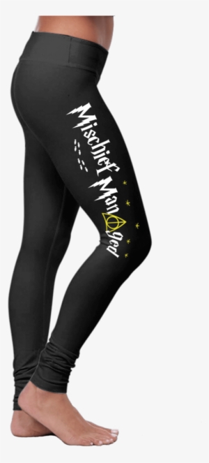 Mischief Managed Harry Potter Inspired Leggings - Harry Potter Leggings #3259558