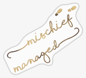 Mischief Managed Sticker - Decal #3259872