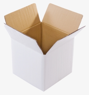 White Cube Box, 5ply - White Corrugated Box #3259993