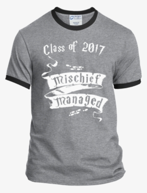 Mischief Managed Class Of 2017 Ringer Tee - Harry Potter Mom Shirt #3260010