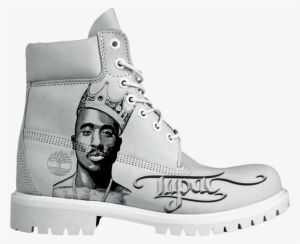 Fashion Fanart Tupac Timberland Boot Freetoedit - Fashion #3260112