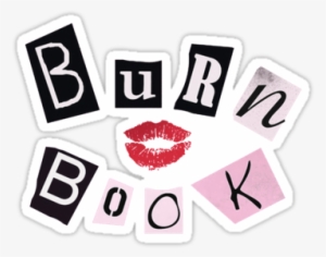 Burn Book' Mean Girls Movie T-shirt », Stickers Par - Mean Girls - Burn Book Scarf #3260131