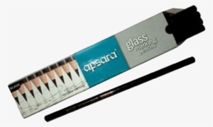 Apsara Glass Marking Black Pencil Box - Apsara Absolute Extra Dark Pencils #3260483