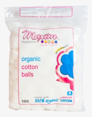 Maxim Organic Cotton Balls, 100ct - Maxim Hygiene Products, Ultra Thin Winged Pads, Regular, #3260485