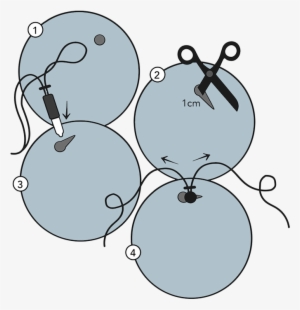 In Iedere Cotton Ball Zit In Het Midden Een Gaatje - Cotton Ball Lights Instructions #3260686