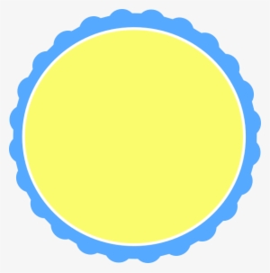 Blue & Yellow Scallop Circle Frame Svg Clip Arts 594 #3261941 Blue & Yellow Scallop Circle Frame Svg Clip Arts 594 #3261941