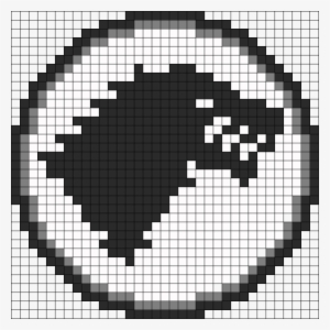 Game Of Thrones Stark Sigil Perler Bead Pattern / Bead - Game Of Thrones Perler Bead Patterns #3262555