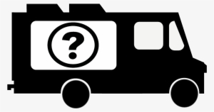 Advice For Starting A Food Cart - Food Truck Black And White #3262638