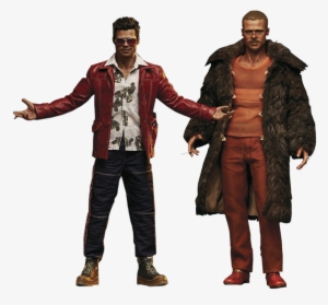 Tyler Durden Special Two-pack 1/6th Scale Action Figures - Fight Club Tyler Durden Fur Coat Version Action Figure #3262674