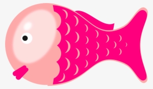 Marine Fish Clipart Face - Fish Pink Clipart #3262728