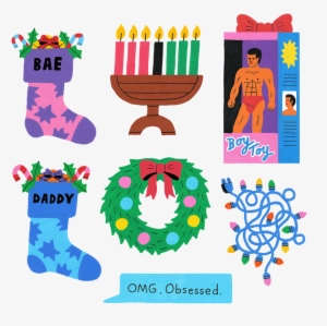 Grindr Christmaselements Web2 - Portable Network Graphics #3263668