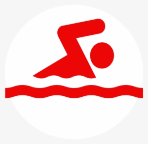 Swimming Icon Red Png #3263719