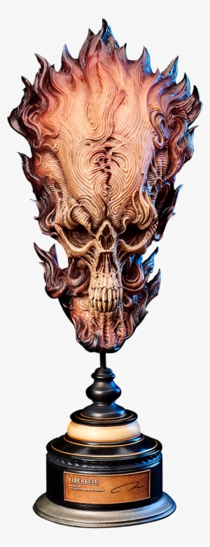 Fire Skull - Carving #3264081