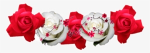Sticker Stickers Flower Crown Flowercrown Flowers Red - Corona De Flores Png #3265418