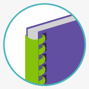 Comb Binding Magnified - Tape Binding In Finishing #3265472