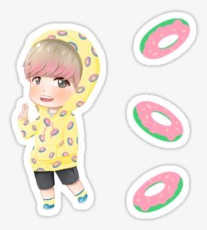 Shop From Unique Stickers On Redbubble - Mark Got 7 Chibi #3265811