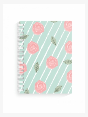 Botanical Roses Spiral Bound Soft Cover Notebook - Art Paper #3266399