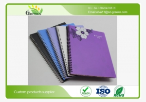 Recycled A4 Spiral Bound Notebook , Custom Offset Printing - Customized School Exercise Book Supplier #3266810