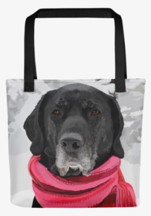 Fido The Black Lab - Tote Bag #3267016