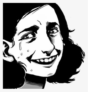 Post - Anne Frank Face Transparent #3267527
